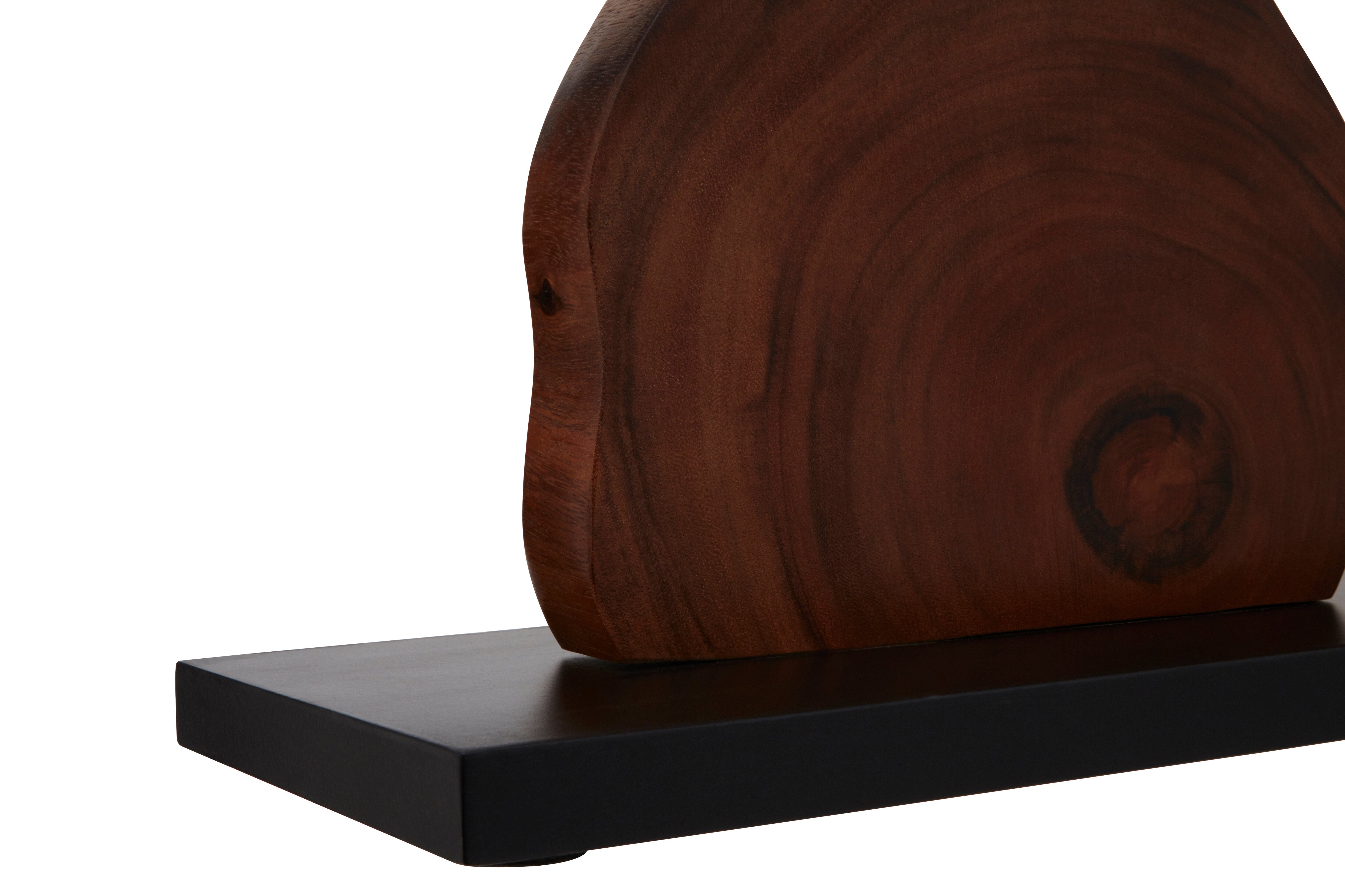 Wesley Curved Wood Base Table Lamp